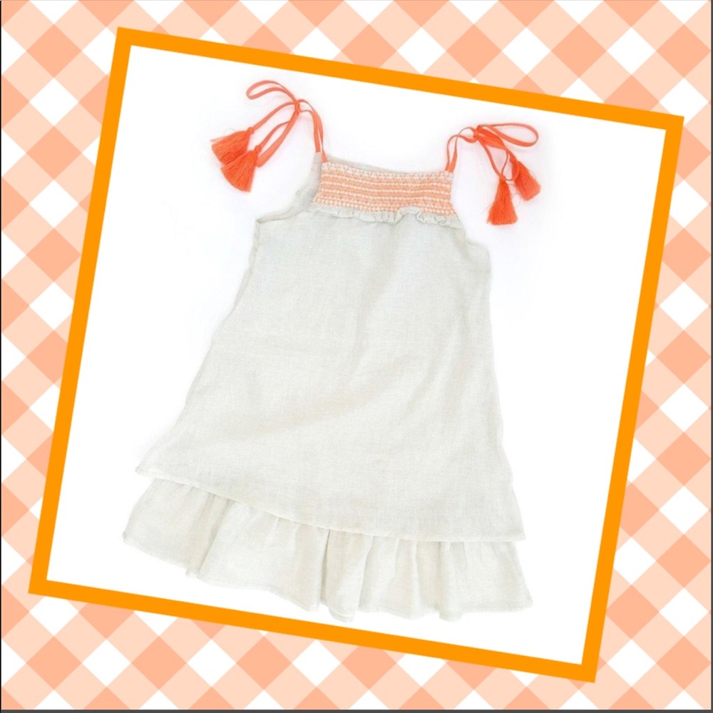 Sophia Catalou Smocked Ruffle Dress